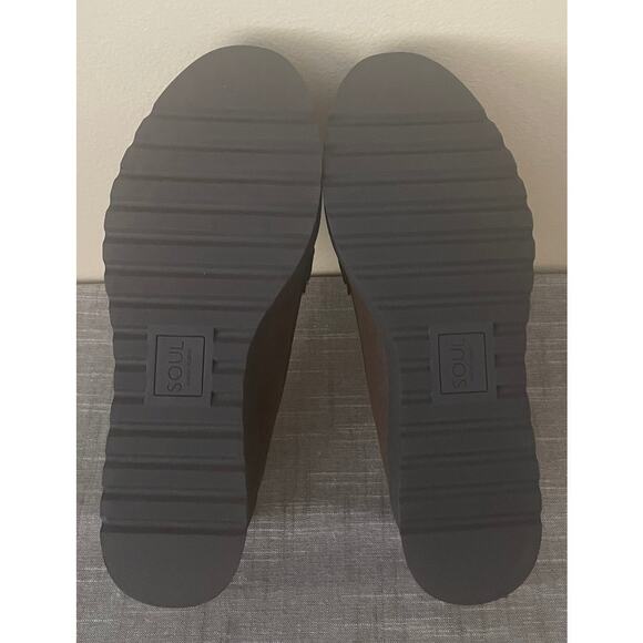 New SOUL Naturalizer Joyla Size 7.5 Brown Suede Leather Loafers - Picture 9 of 12